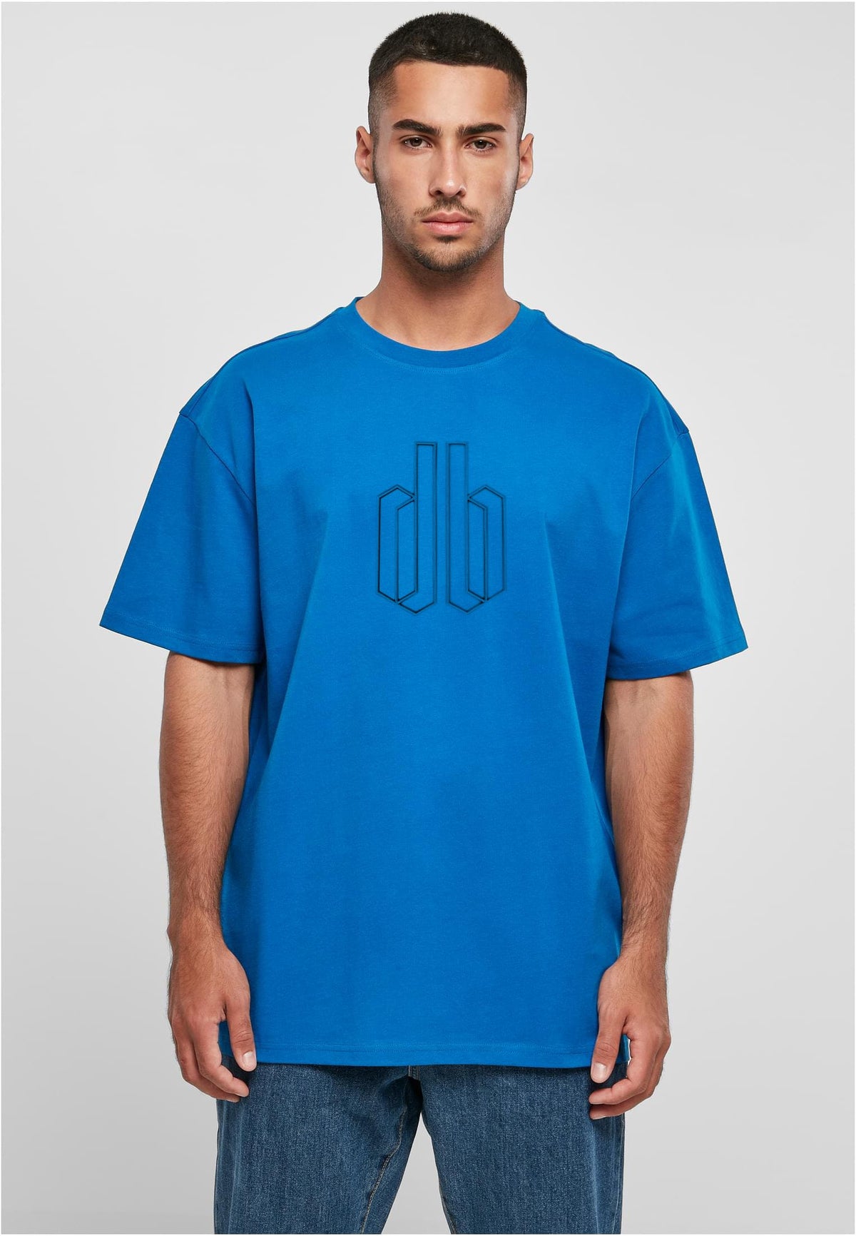 Diamond Blocks OLOC Coboldblue Oversize Tee
